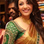 Actress-Kajal-Aggarwal-in-saree-stills(4)-flimnews.com