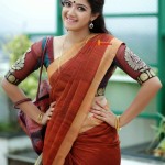 Abhirami-Suresh-beautiful-saree-stills
