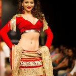 Urvashi-Rautela-Hot-Stills-In-Red-Lehenga